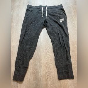 Nike Grey Cropped Sweatpants